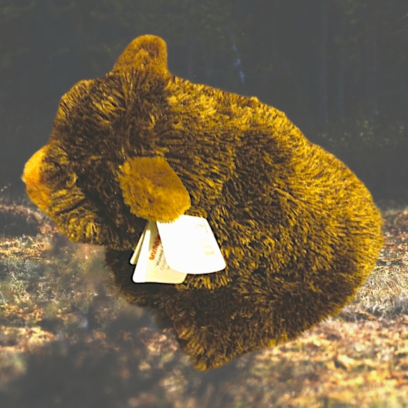 NWT Wild Republic Cuddlekins Plush/Stuffed Animal 12" Sitting Grizzly Brown Bear - Picture 3 of 6